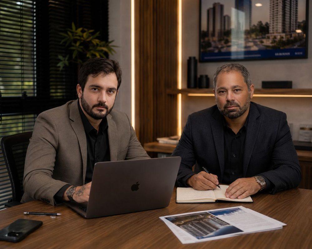 Giovani Anacleto e Eduardo Anacleto, sócios-fundadores da Bless Imóveis